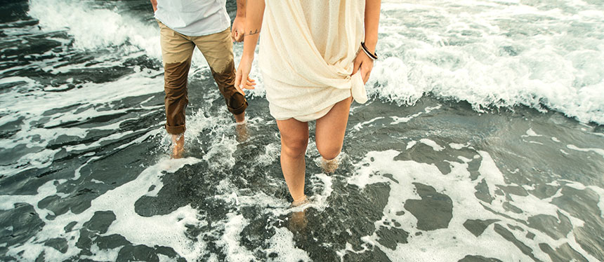 Couple on the beach